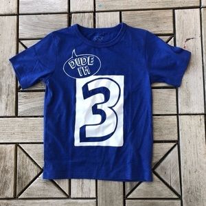The Children's Place Blue Birthday Shirt Size 4T